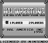 Hal Wrestling Title Screen